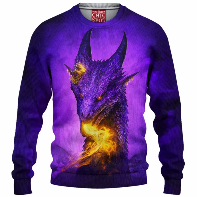 Dragon King Knitted Sweater