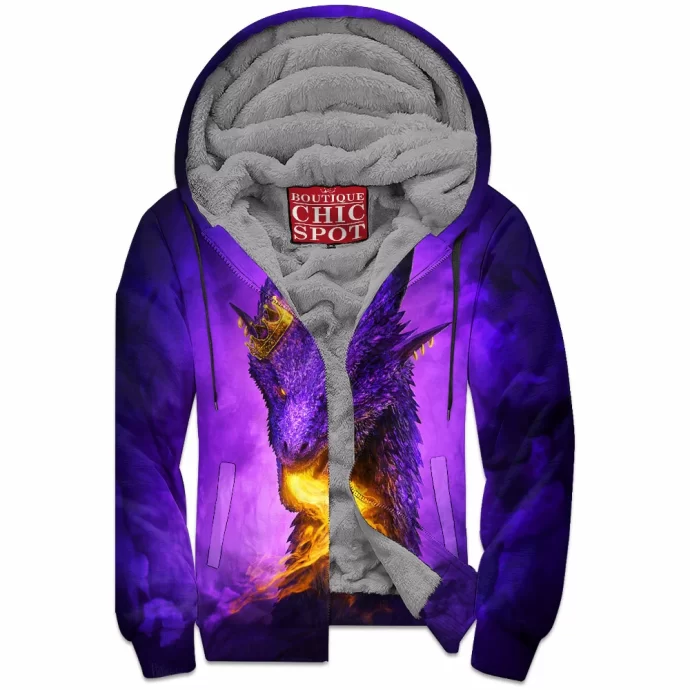 Dragon King Zip Fleece Hoodie