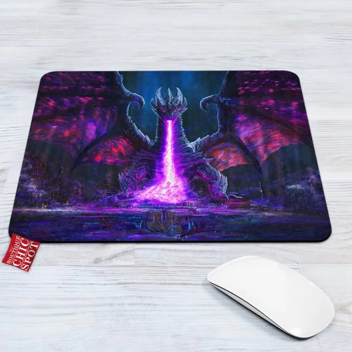 Black Dragon Mouse Pad