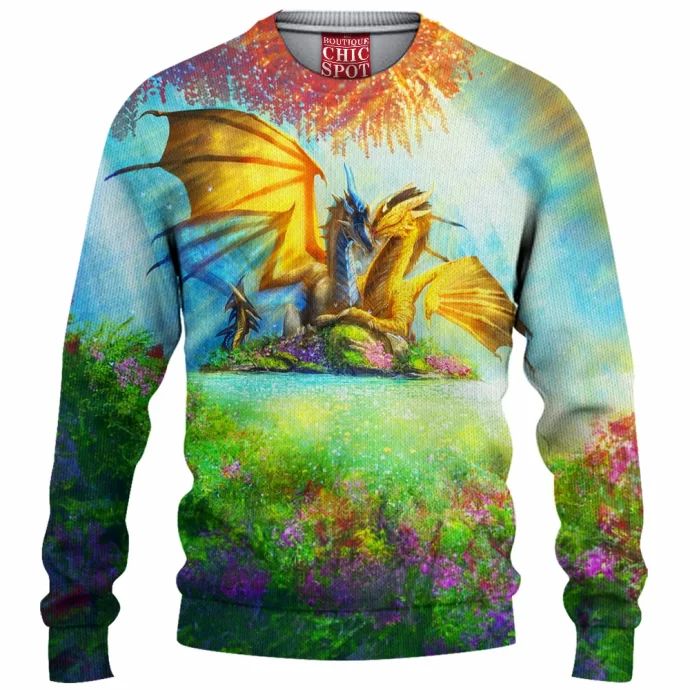 Dragons Knitted Sweater