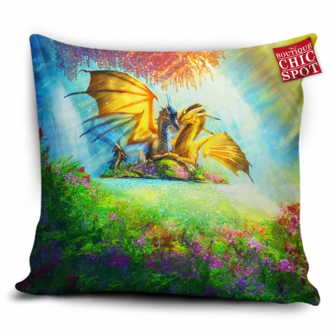 Dragons Pillow Cover