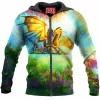 Dragon Zip-Hoodie, Fantasy Zip-Hoodie
