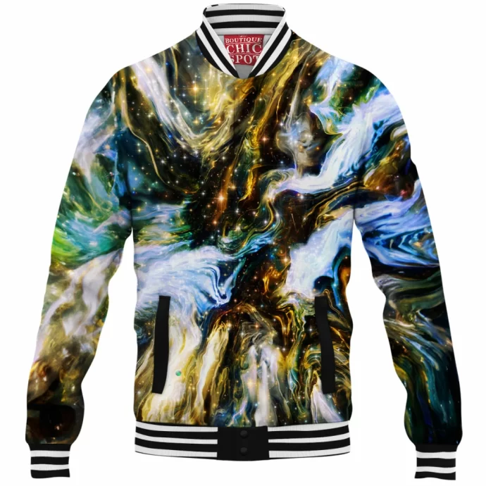 Where Universe Begins Baseball Jacket