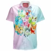 Anime Hawaiian-Shirt, Eevee Hawaiian-Shirt, Pokemon Hawaiian-Shirt