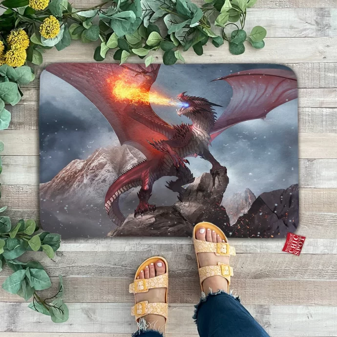 Red Dragon Doormat