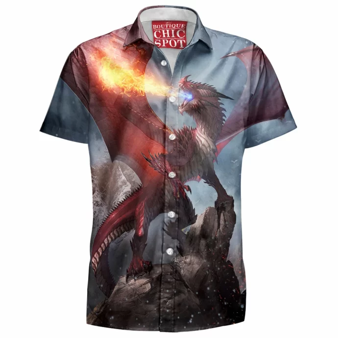 Red Dragon Hawaiian Shirt