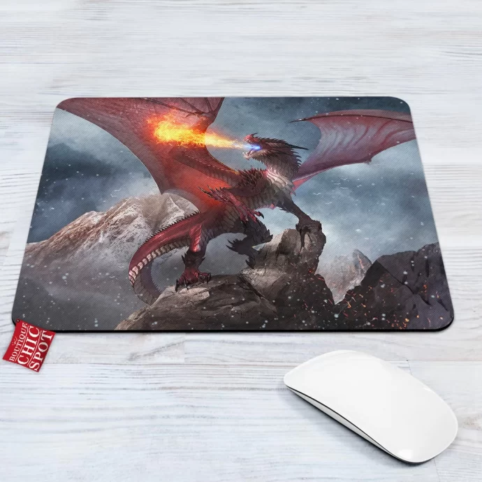 Red Dragon Mouse Pad