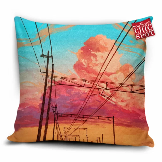 Road To Paradise Pillow Cover