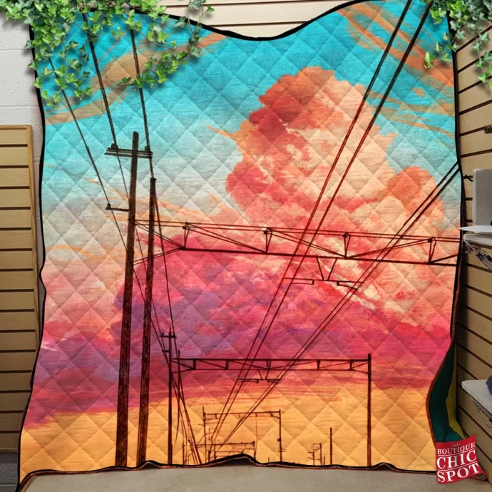 Road To Paradise Quilt Blanket