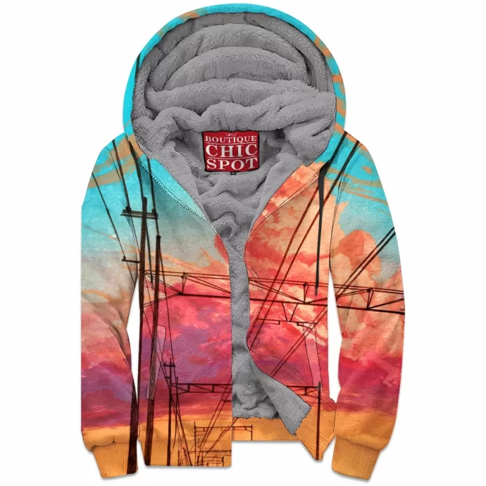 Road To Paradise Zip Fleece Hoodie