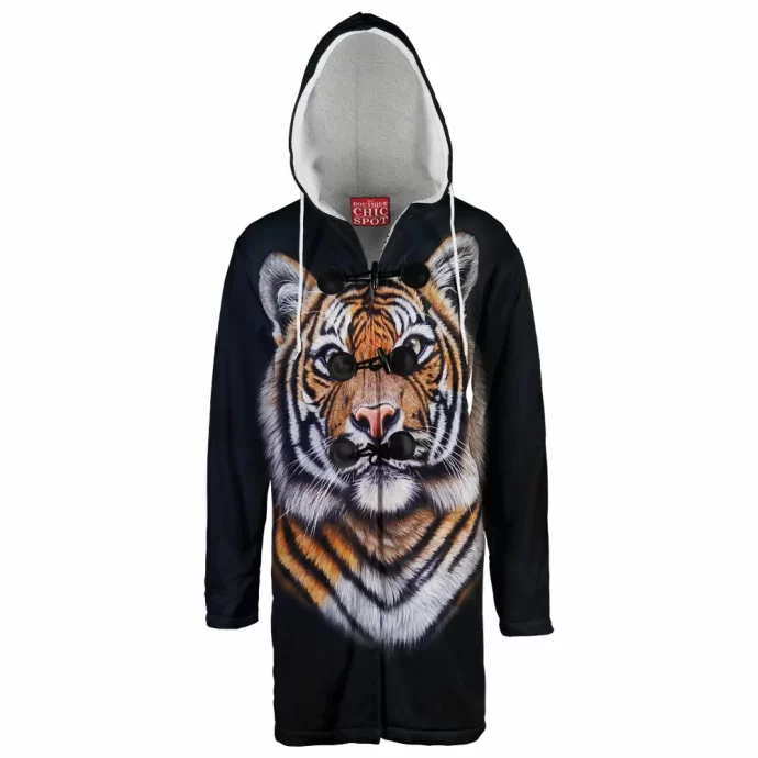 Tiger Hooded Cloak Coat