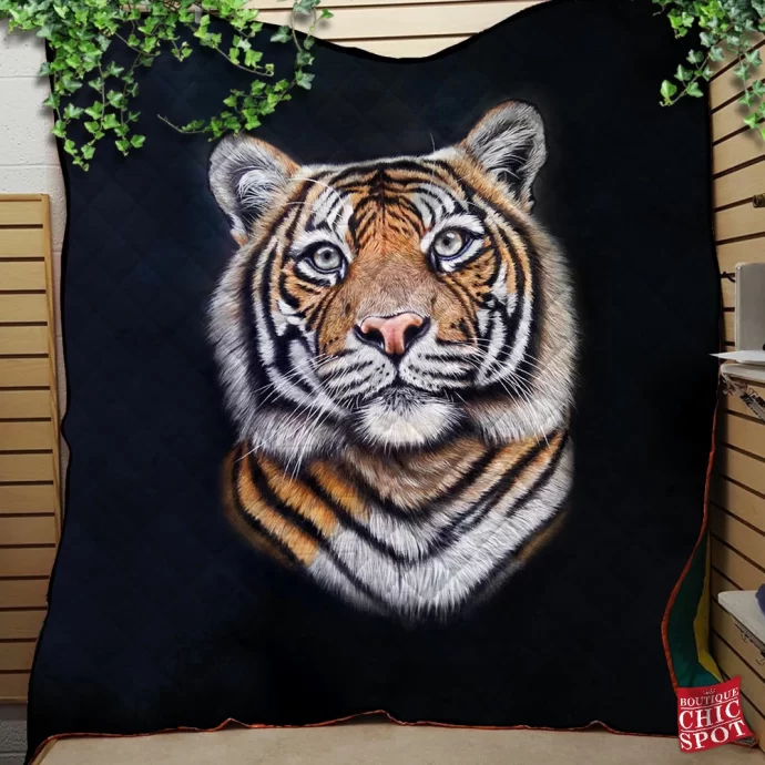 Tiger Quilt Blanket