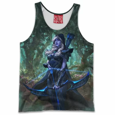 Game Tank-Top, Drow Ranger Tank-Top, Warcraft Tank-Top, Dota Tank-Top
