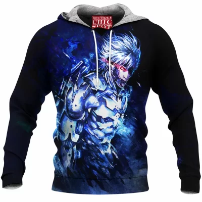 Game Fleece-Hoodie, Mortal Kombat Fleece-Hoodie, Raiden Fleece-Hoodie