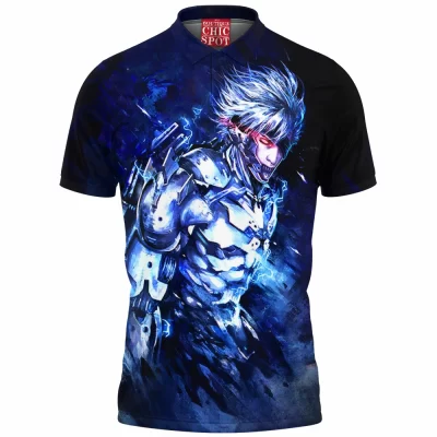 Game Polo Shirt, Mortal Kombat Polo Shirt, Raiden Polo Shirt