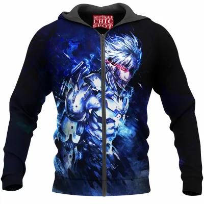Game Zip-Hoodie, Mortal Kombat Zip-Hoodie, Raiden Zip-Hoodie