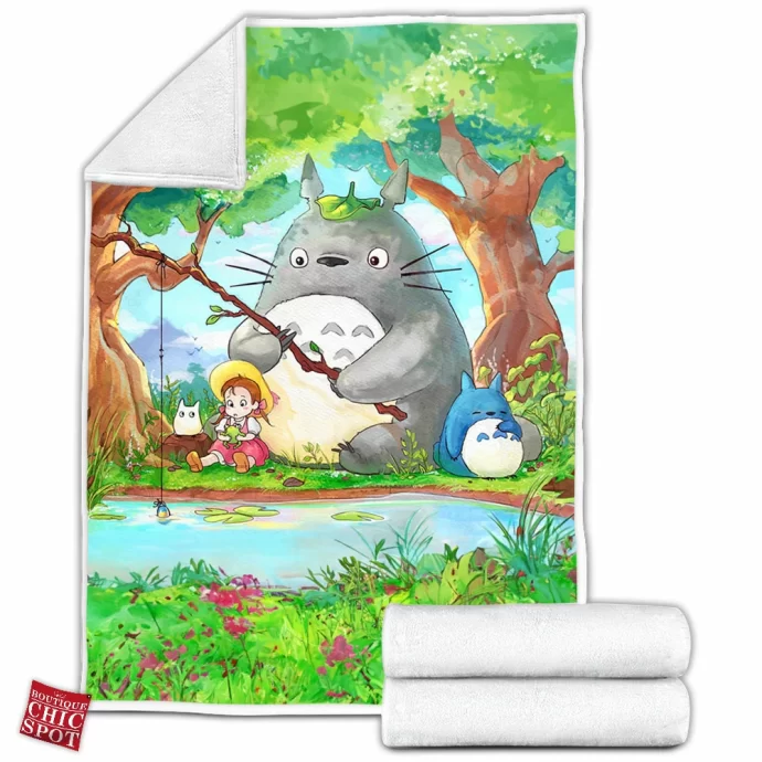 Totoro Fleece Blanket