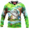 Anime Fleece-Hoodie, Totoro Fleece-Hoodie, Ghibli Fleece-Hoodie