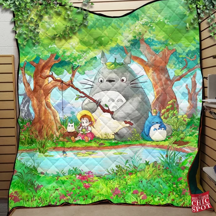 Totoro Quilt Blanket