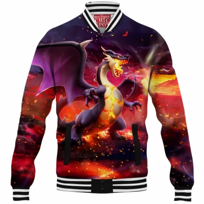 Anime Baseball-Jacket, Pokemon Baseball-Jacket, Monster Hunter Baseball-Jacket, Game Baseball-Jacket