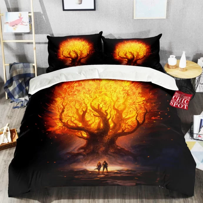 Tree on fire Bedding Set