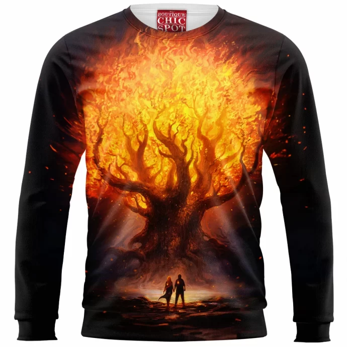 Tree on fire Sweatshirt