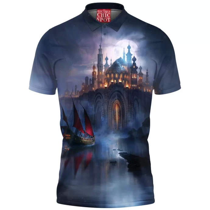 A Fire in the Heavens Polo Shirt