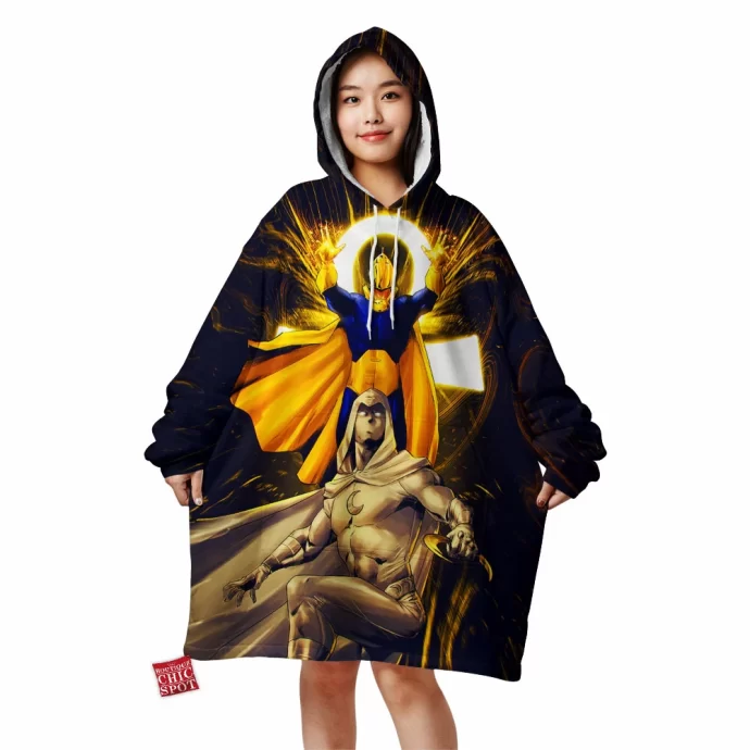 Doctor Fate and Moon Knight Blanket Hoodie