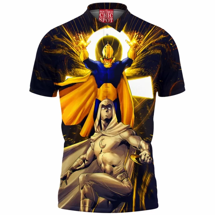 Doctor Fate and Moon Knight Polo Shirt