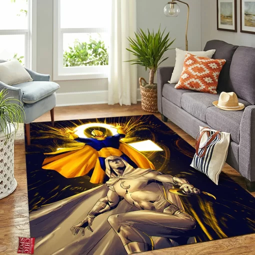 Doctor Fate and Moon Knight Rectangle Rug