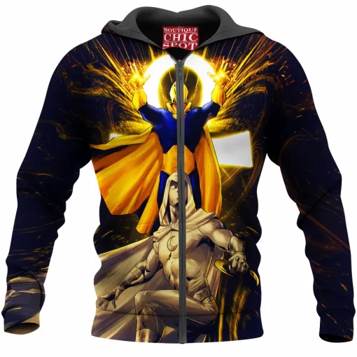 Doctor Fate and Moon Knight Zip Hoodie