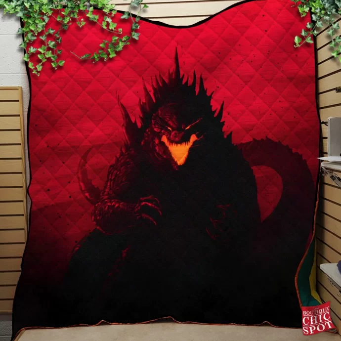 godzilla Quilt Blanket