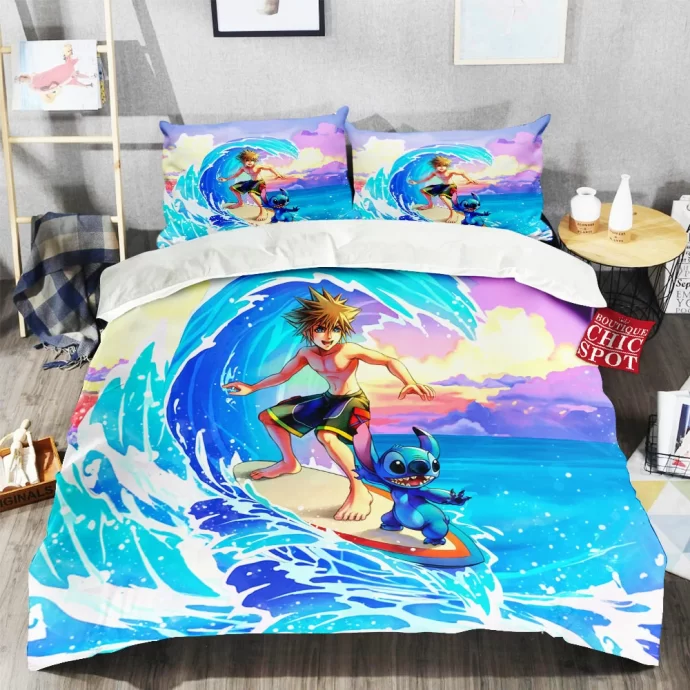 Sora and stitch Bedding Set