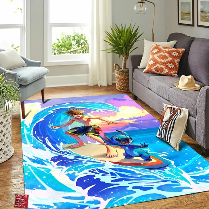 Sora and stitch Rectangle Rug