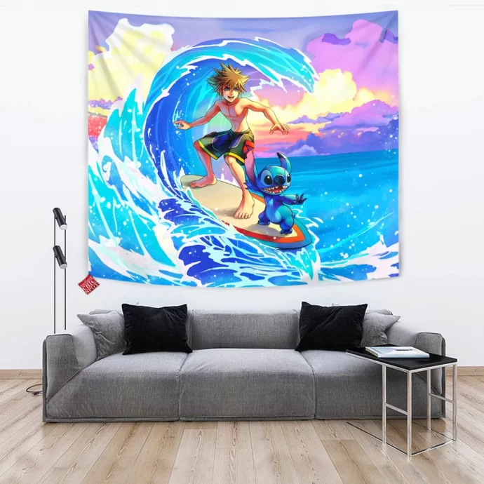 Sora and stitch Tapestry