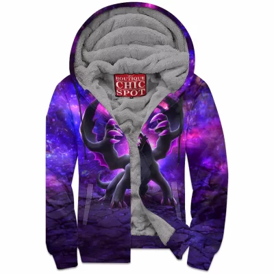 Anime Zip-Fleece-Hoodie, Pokemon Zip-Fleece-Hoodie, Monster Hunter Zip-Fleece-Hoodie, Game Zip-Fleece-Hoodie