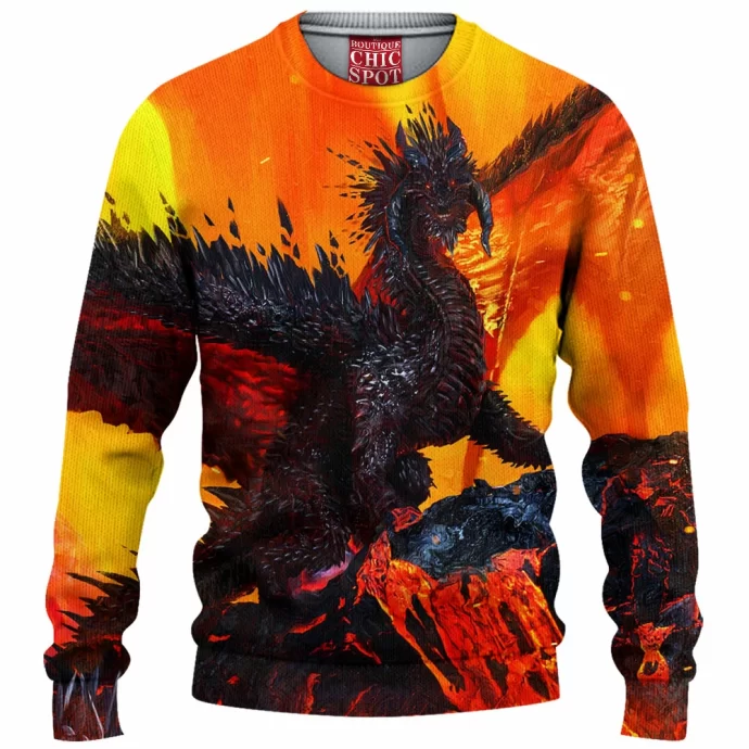 Dragon Knitted Sweater