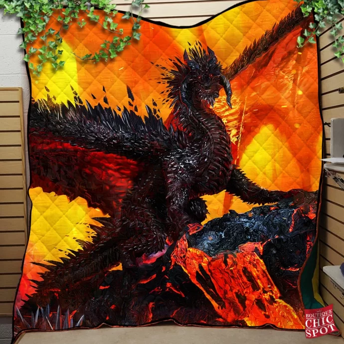 Dragon Quilt Blanket