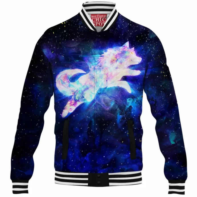 SPACE WOLF SPIRIT Baseball Jacket