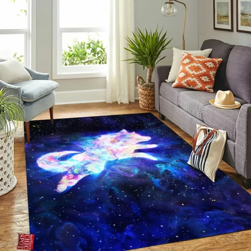 SPACE WOLF SPIRIT Rectangle Rug