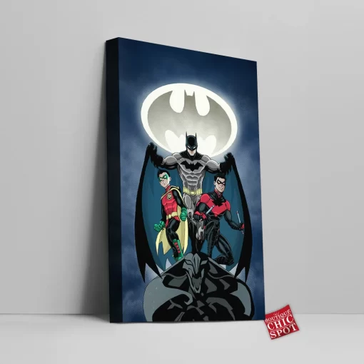 Batman and Robin Canvas Wall Art