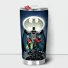 Batman and Robin Stainless Steel Tumbler