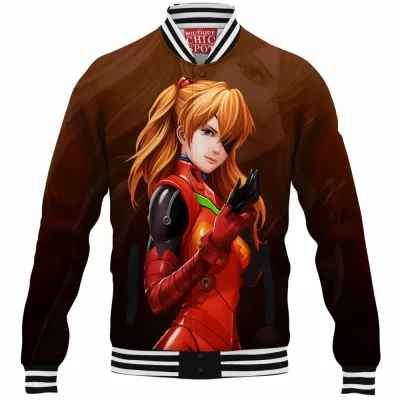 Anime Girl Baseball-Jacket, Anime Baseball-Jacket