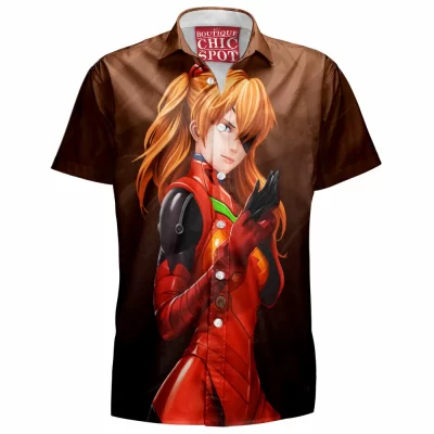 Anime Girl Hawaiian-Shirt, Anime Hawaiian-Shirt