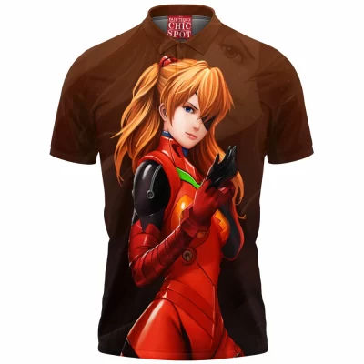 Anime Girl Polo Shirt, Anime Polo Shirt