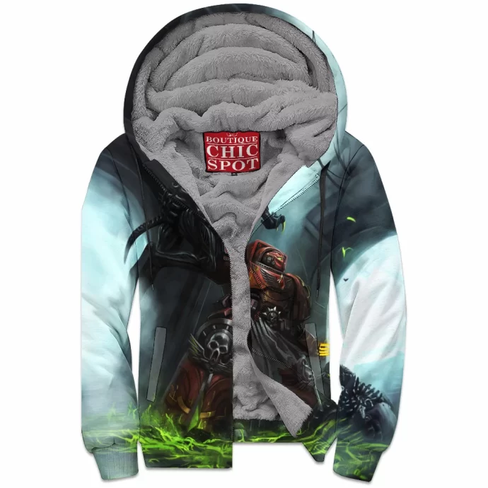 Warhammer 40k Zip Fleece Hoodie