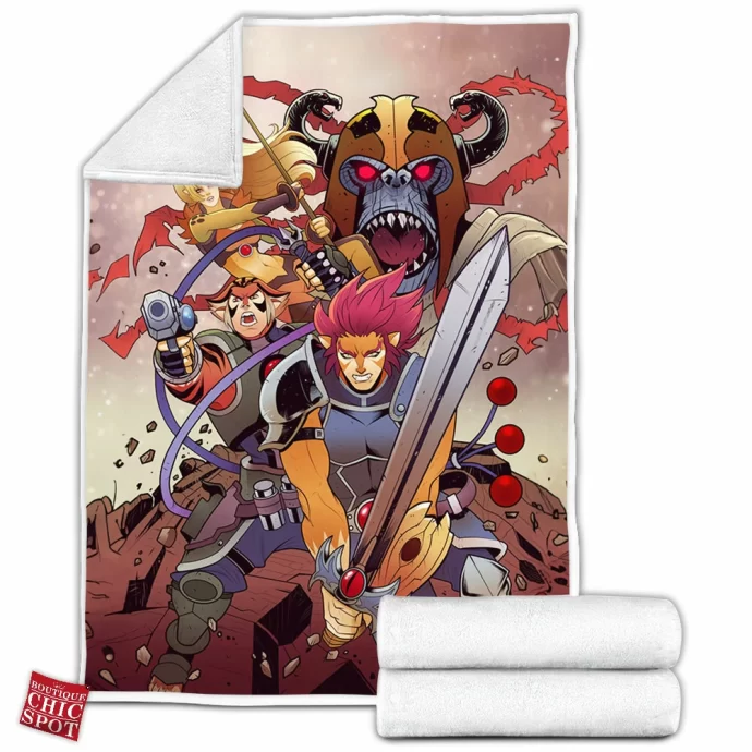 ThunderCat,Meows Fleece Blanket