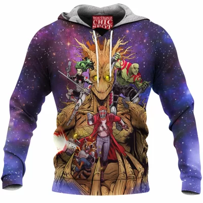 Comic Fleece-Hoodie, Guardians of The Galaxy Fleece-Hoodie