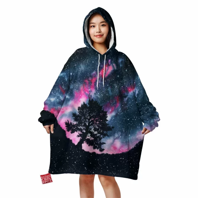 Lonely Tree Blanket Hoodie