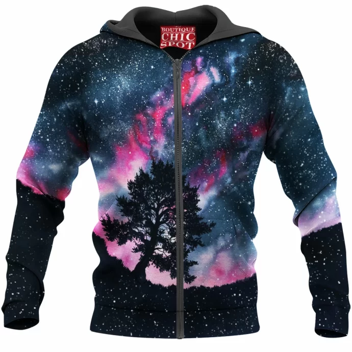 Lonely Tree Zip Hoodie